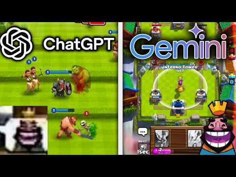 ChatGPT vs Gemini Make Clash Royale From Scratch