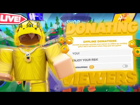 🔥Giving 20+ Robux To EVERYONE!🎁Pls Donate LIVE🔴2,500 ROBUX GIVEAWAY🔥
