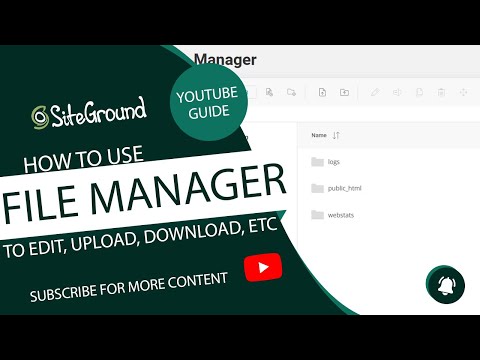 Using the File Manager on SiteGround Site Tools to Upload Download Zip and Unzip Files