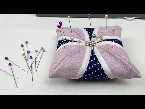 New Pincushion Idea from Leftover Fabric for Beginners