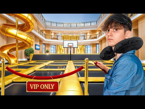 Overnight in a Luxury Trampoline Park