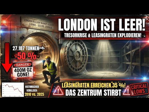 Die Londoner Silber-Tresore sind leer – Das Papier-System kollabiert jetzt