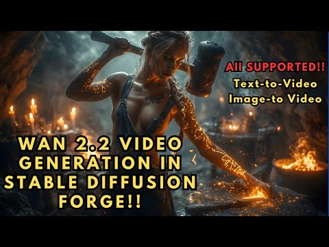 WAN 2.2 AI Video Generation in Stable Diffusion Forge Neo (ComfyUI Alternative)