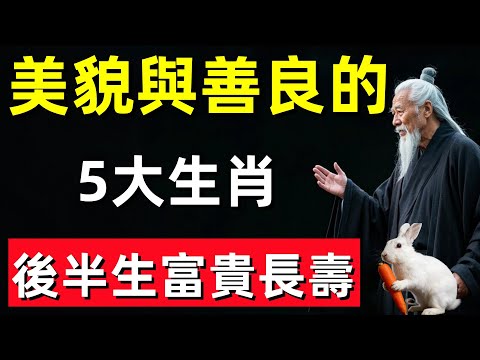 美貌與善良兼具的5大生肖，註定後半生富貴長壽！#修行思維 #修行 #福報 #禪 #道德經 #覺醒 #開悟 #禅修