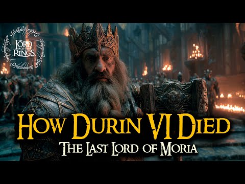 How Durin VI Died — The Last Lord of Moria | LOTR LORE  | Audio Story