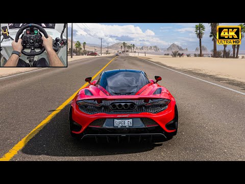 McLaren 765LT | Forza Horizon 5 | Logitech g923 Steering Wheel