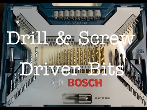 Beginners' Guide to Drill Bits and Driver Bits