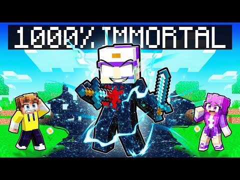 Dash Got 1000% IMMORTAL in Minecraft!