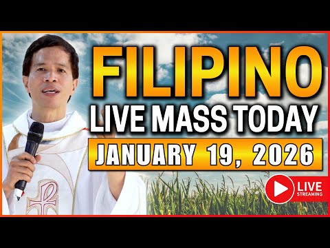 MONDAY FILIPINO ONLINE LIVE MASS TODAY || JANUARY 19, 2026 || FR. FIDEL ROURA