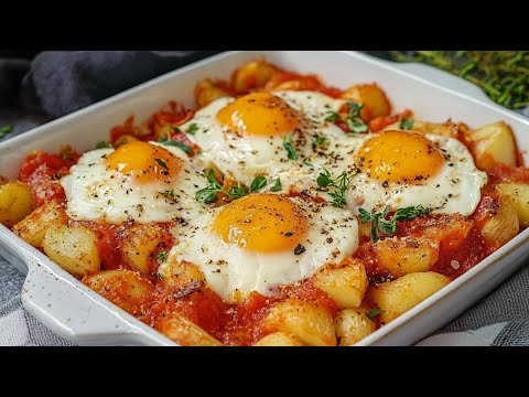 Potatoes with Eggs Taste Better Than Meat! Easy, Cheap and Delicious Recipe!