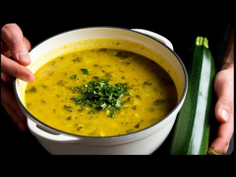 This zucchini soup is a forgotten treasure! Have you ever made such a delicious soup?