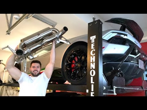 I GOT AN INCONEL EXHAUST SYSTEM FOR MY LAMBORGHINI HURACAN PERFORMANTE!