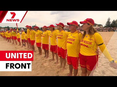 Bondi lifesavers unite after terror attack | 7NEWS
