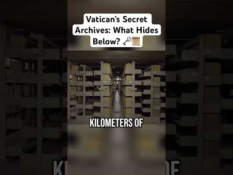Vatican's Secret Archives 🗝️: What Treasures Hide Below? 📜 #vatican #building #archives