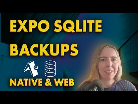 Expo SQLite tutorial: Import and Export on Native and Web