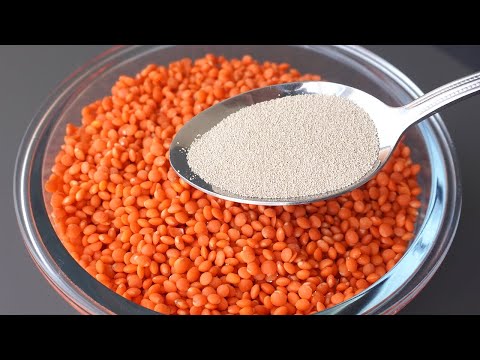 Blend Lentils With Yeast, and You'll Be Amazed! I've Stopped Buying Bread Altogether!