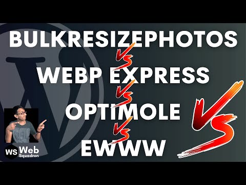 BulkResizePhotos v Optimole v EWWW v WebP Express - Wordpress Performance  Image Compression WebP