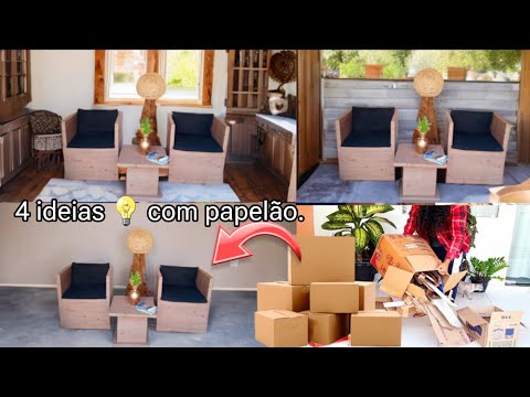 DIY 4 GENIUS IDEAS 💡 USING CARDBOARD BOXES THAT WOULD GO IN THE TRASH | FURNITURE MADE FROM CARDB...