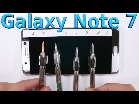Galaxy Note 7 - Durability video