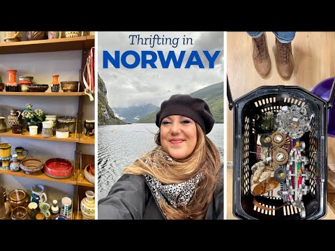 THRIFTING IN NORWAY! My best thrift haul in Europe EVER! π