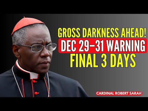 Cardinal Robert Sarah Warns: Seal Your Home Before December 29 — A Spiritual Darkness Is Approaching