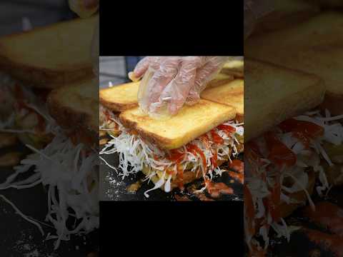 수제 햄치즈야채 토스트ㅣHandmade Ham Cheese vegetable toast #shorts