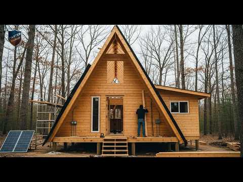 How They Built Two Wooden Homes in the Wilderness | Step-by-Step