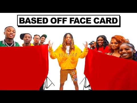 Blind Dating Based Off Face Card!