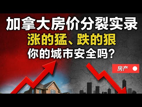 加拿大房价分裂实录：涨的猛、跌的狠，你的城市安全吗？