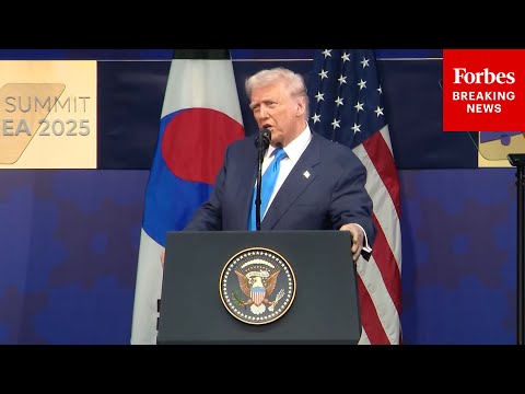BREAKING: President Trump Speaks At The APEC CEO Luncheon In Gyeongju, South Korea