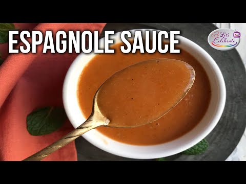 How to Make  Espagnole Sauce - 1 of the 5 Mother Sauces