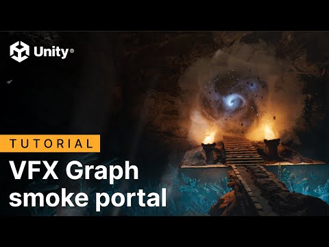 Breakdown of VFX Graph smoke portal sample | Unity