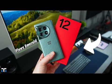 OnePlus 12 Flowy Emerald Unboxing + First Impressions!