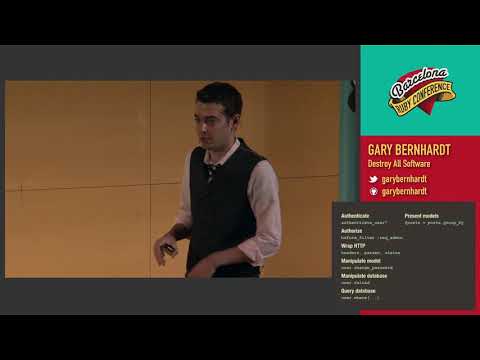 Deconstructing the framework, by Gary Bernhardt