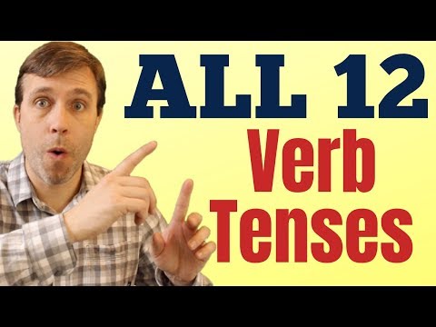 LEARN ALL 12 VERB TENSES IN ENGLISH  🎊