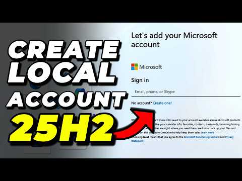 Can You Still Setup Windows 11 25H2 Without a Microsoft Account?