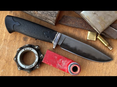 Making a Nice Knife from Trash materials only