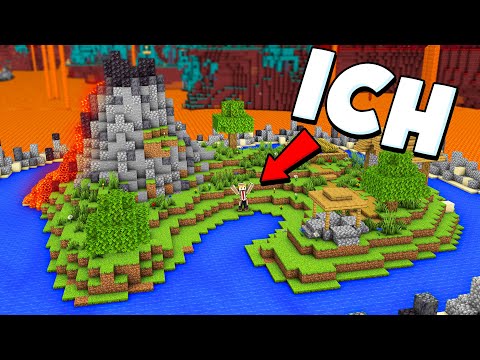 Ich habe eine tropische INSEL in den NETHER gebaut!