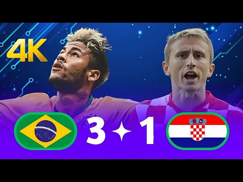 Brazil 🇧🇷 Croatia 🇭🇷 World Cup 2014 Opening Match High Quality Neymar jr Crazy match