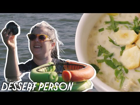 Claire Saffitz Foraging for Best Homemade Clam Chowder | Dessert Person