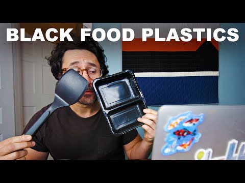 The worry about black food plastics
