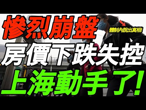 惨烈！房价下跌失控，上海动手了！禁止唱衰楼市！体制内教授说出真相！
