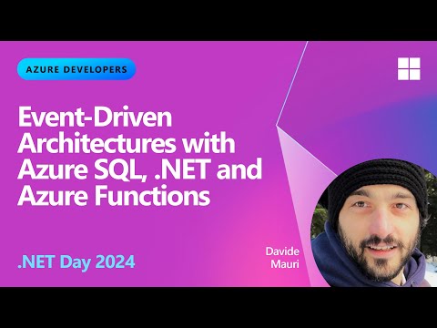Event-Driven Architectures with Azure SQL, .NET and Azure Functions