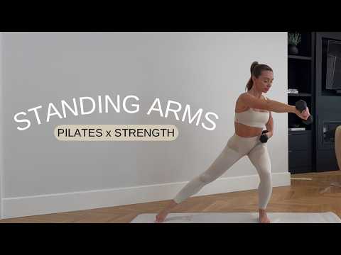 20 MIN STANDING ARMS WORKOUT || Tone & Sculpt (Small Space Friendly)