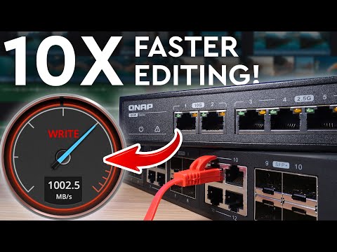 6K EDITING on a 10 GIGABIT NAS Network | Setup Tutorial
