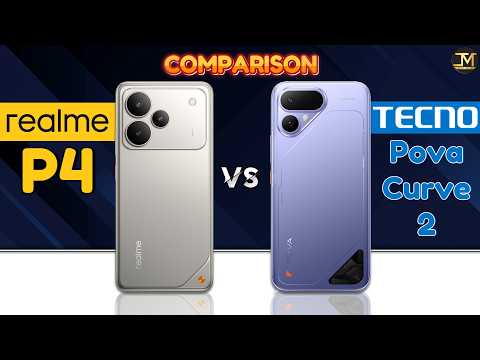 Tecno Pova Curve 2 vs realme P4 : Which One You Choose❓🤔
