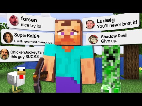 They said I couldn't beat Minecraft so I proved them wrong