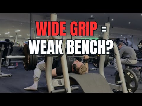 Your bench press grip is TOO WIDE