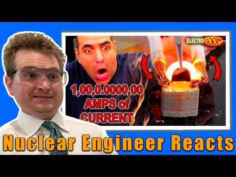 Making MILLIONS of Amps? - Nuclear Engineer Reacts to ElectroBOOM