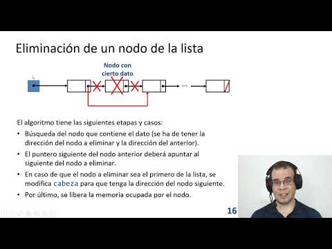 Listas Enlazadas - Eliminar un nodo o elemento de una lista